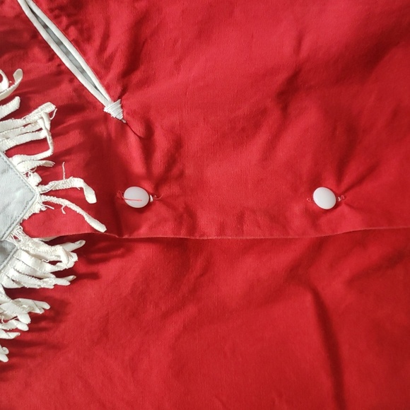 Vintage 1950s Roy Rogers Frontier Wear Western Red Fringe Boys Shirt, Size 8 - Picture 6 of 9